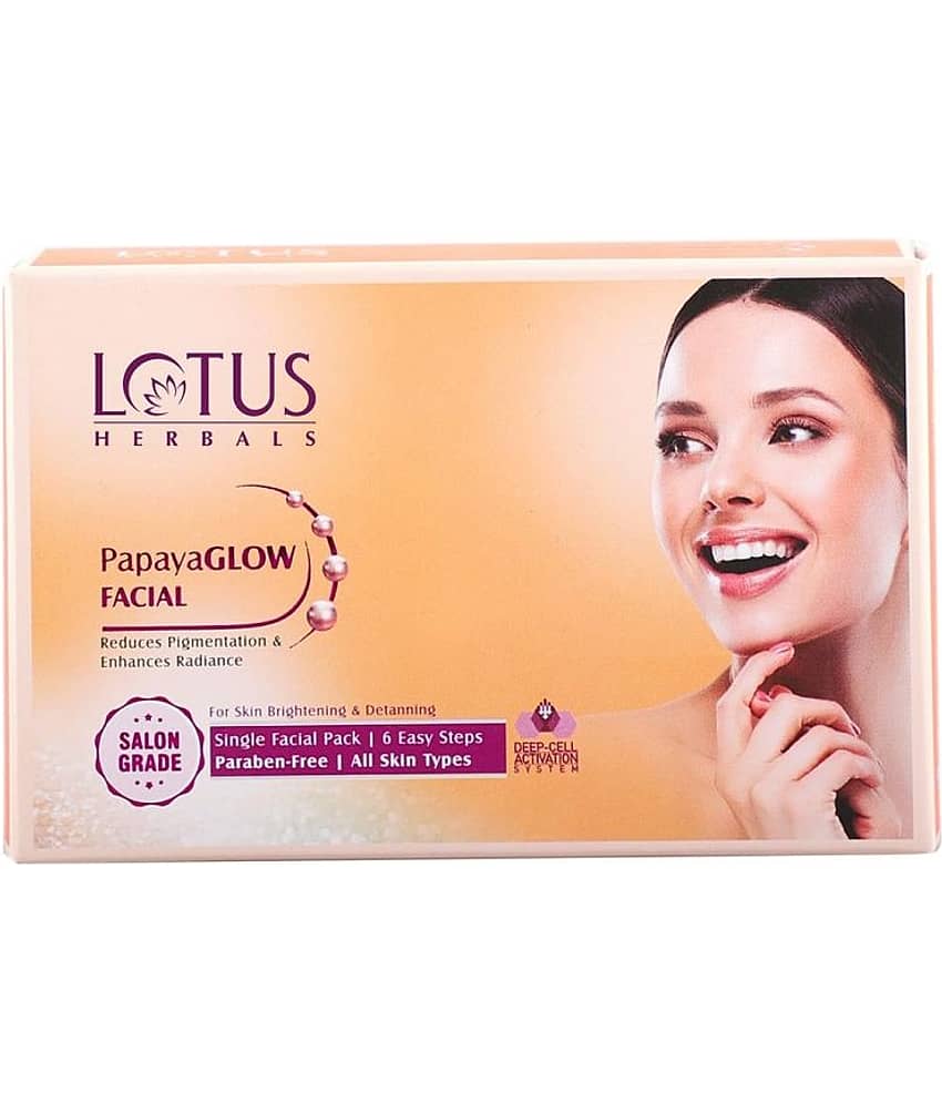 Lotus Herbals PapayaGlow Single Facial kit 67g (Pack of 1) view 2