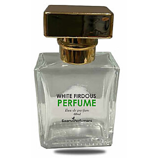 Saanvi Perfumers White Firdous Perfume Spray Long Lasting Fragrance Eau de Parfum - 50 ml (For Men Women)