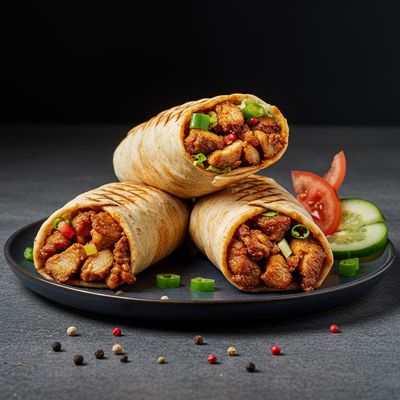 Chicken Somali Bread Shawarma