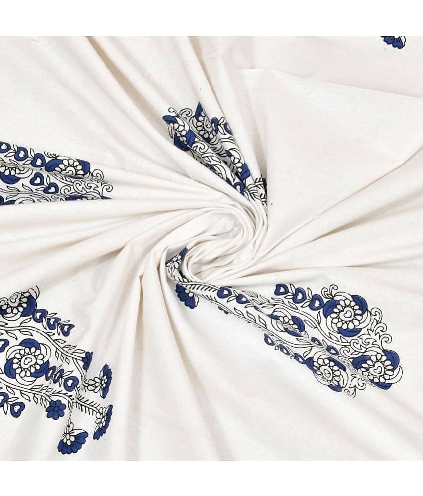 Bombay Spreads Cotton Double King Bedsheet ( Blue ) view 2