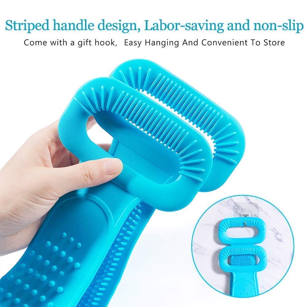 Nawani Skin Brush Belt/Exfoliator Body Washable Scrubber/Scrubber Belt for Skin/Bathing/Body Dirt Removal for Kids Men's Women's (Pack of 1) view 2