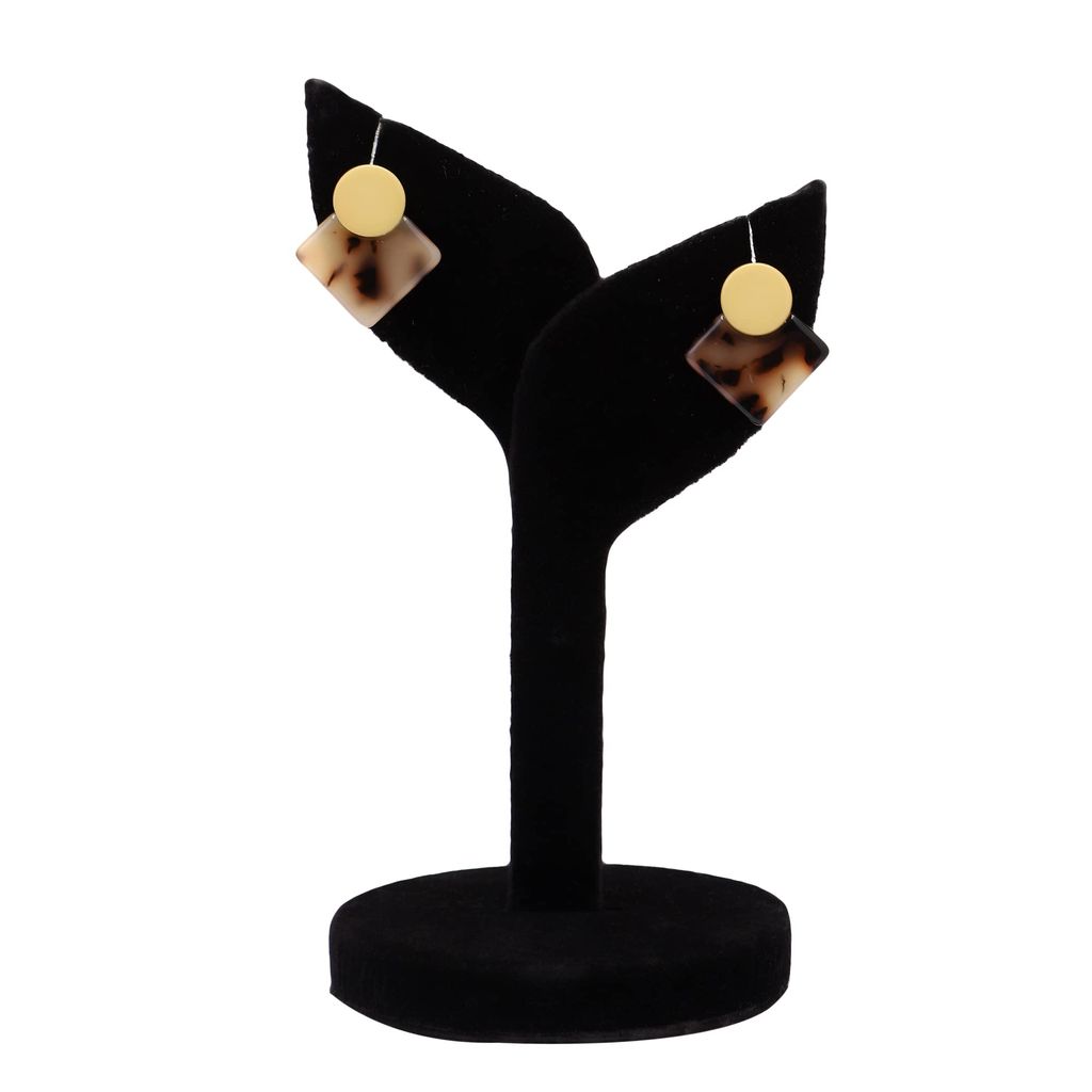 EKAM EK Acrylic and metal earrings combo in different design, very light weight, mulitcolor, for girls and women view 2
