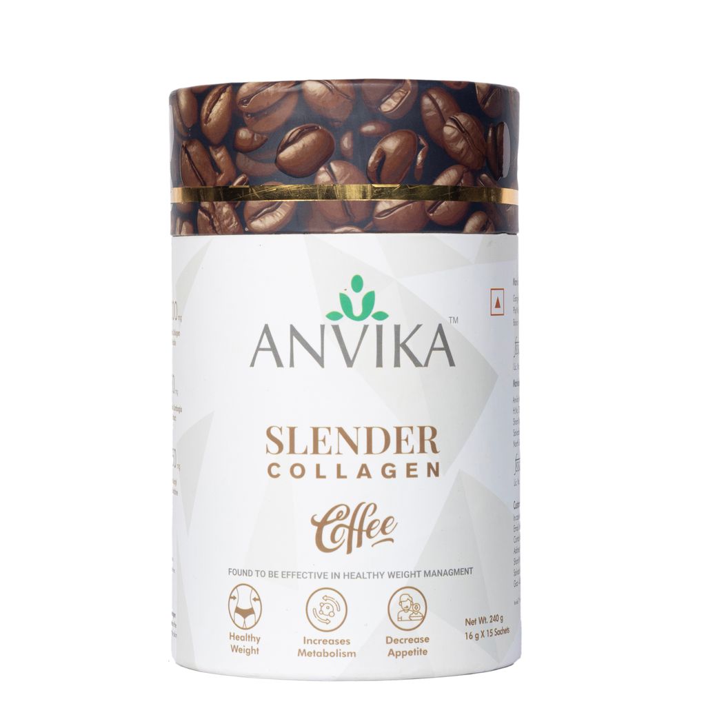 Anvika Slender Collagen Coffee flavor for Weight management
