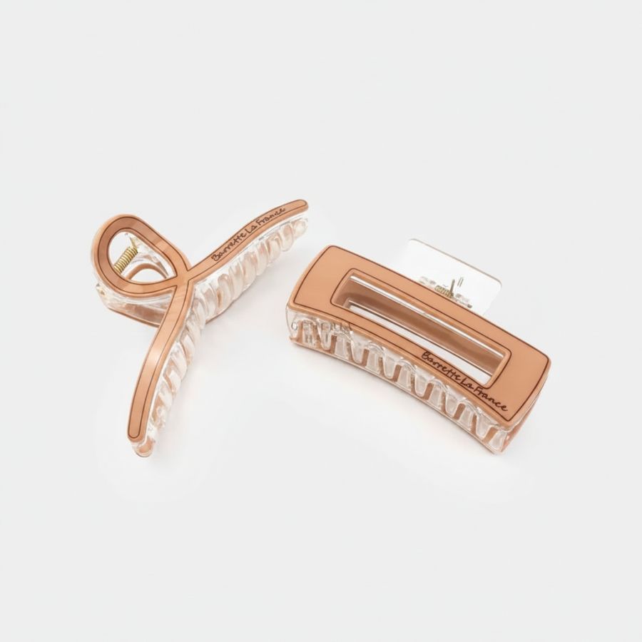 Barrette La France Premium Hair Claw Clip Set view 2