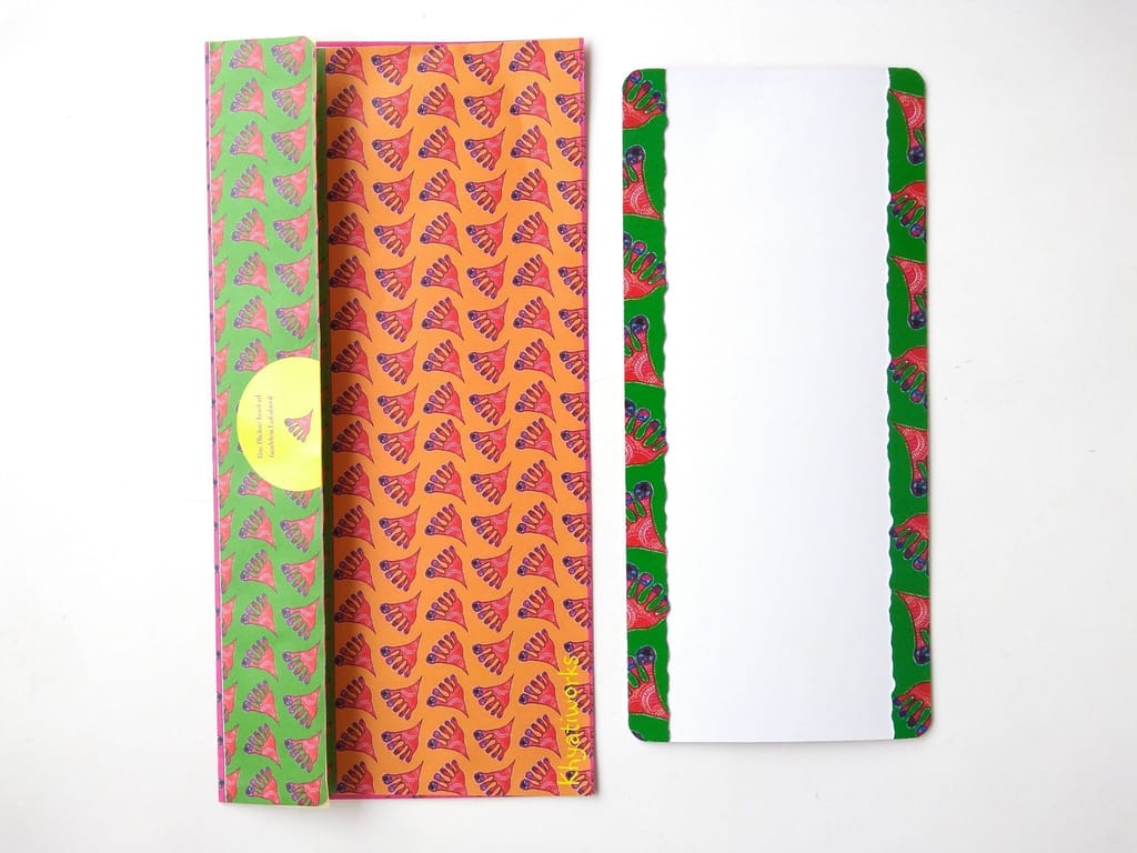 Lakshmi Padam Gift Envelopes and Card - pink view 2