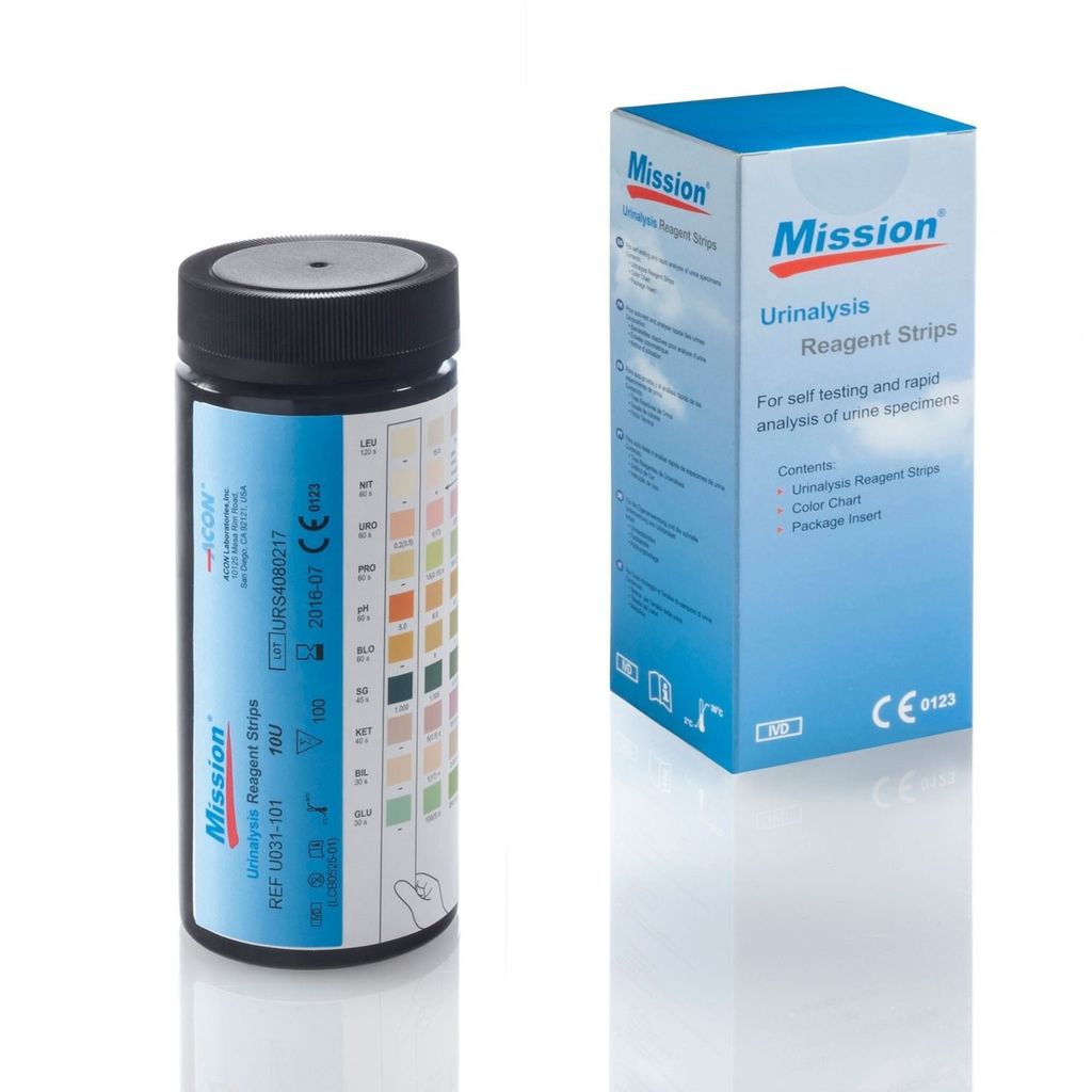 Microsidd Rapid Uristix Urine Test Strips Protein Glucose 2 parameters 100 sticks view 2