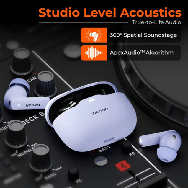 TRIGGR Apex S2 Earbuds with Dual Pairing view 2