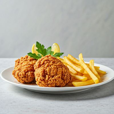 2 Pcs Crispy Chicken + French Fries