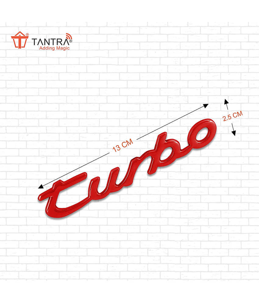 Tantra 3D Logo In Car Sticker view 2