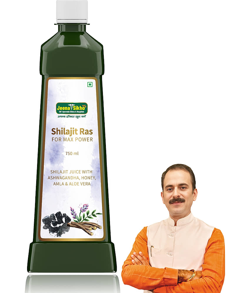 Jeena Sikho Shilajit Ras For Max Power | Herbal Juice For Men & Women, 750ml