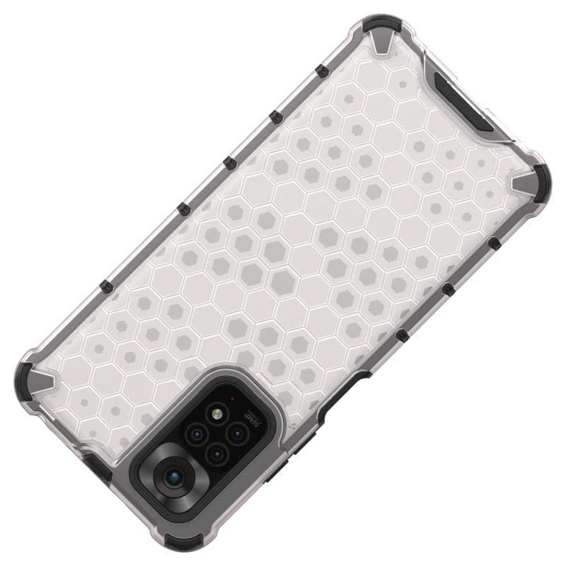 Faircost Hybrid Shockproof Back Cover for Redmi Note 11/ 11S Hard Outside Soft Inside- (Polycabonate::Transparent) view 2