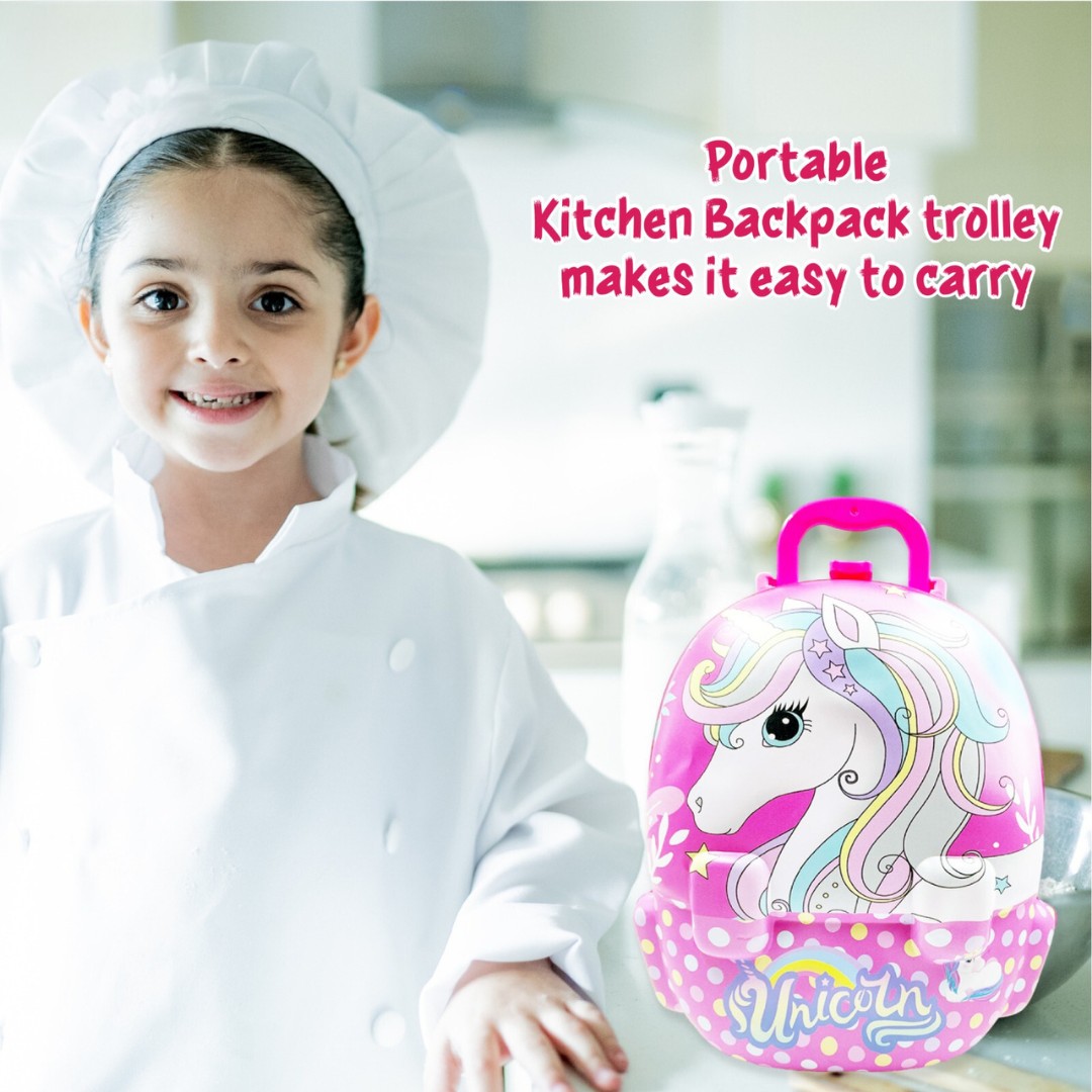 PlayMagic Backpack Kitchen Set Unicorn view 2