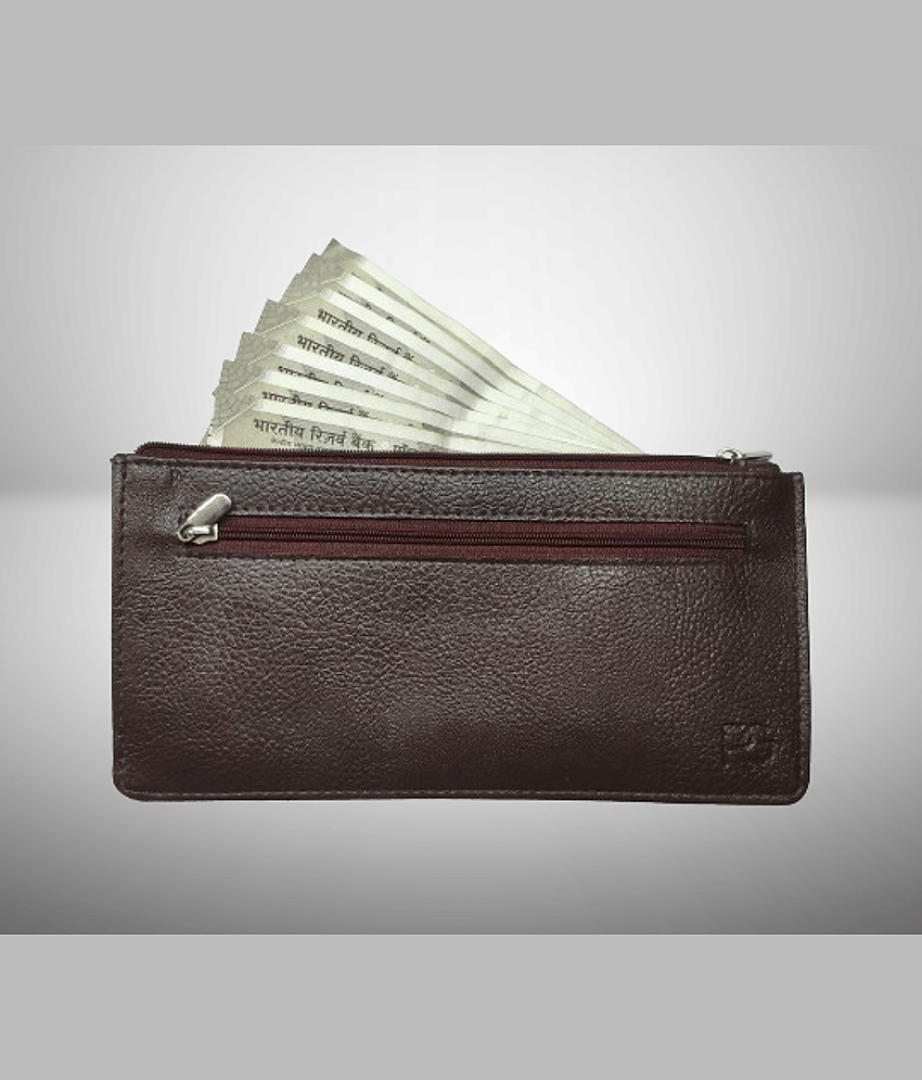 RAGE GAZE Faux Leather Brown Women's Regular Wallet ( Pack of 1 ) view 2