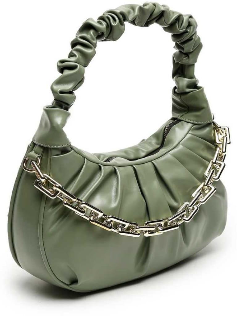 Lychee bags Women Pu Gathered Shoulder Bag view 2