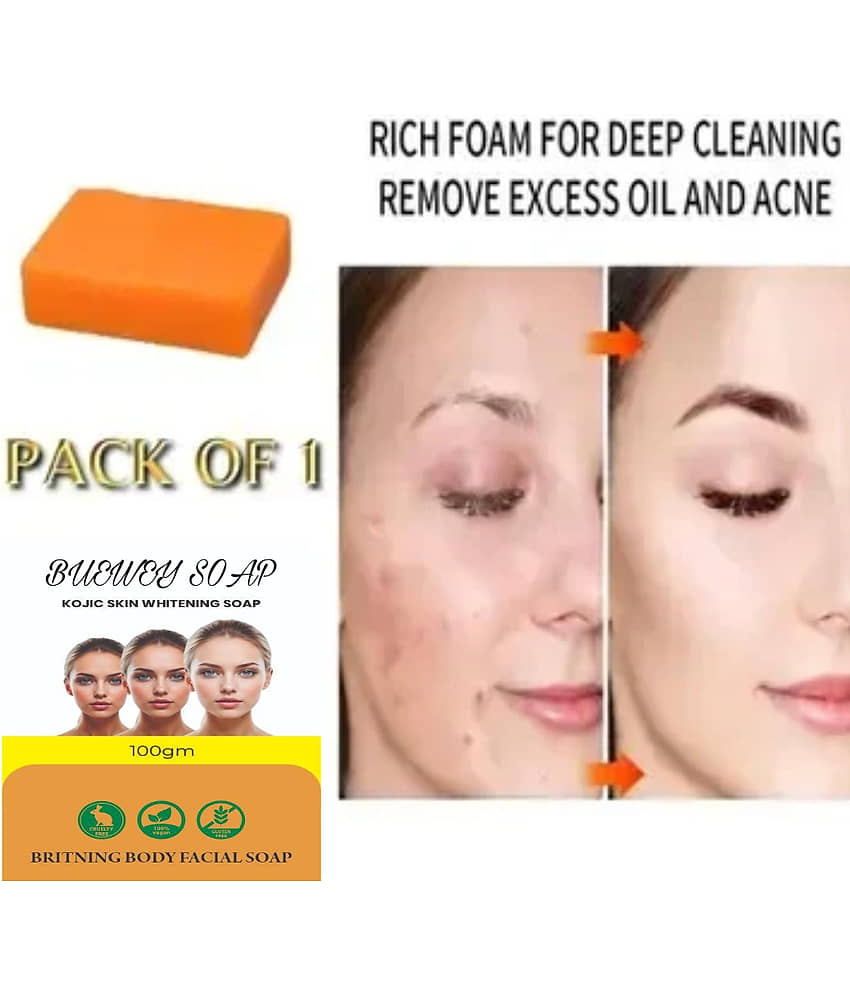 BUEWEY Beauty skincare sinche Body Soap Natural Soap for All Skin Type ( Pack of 1 )