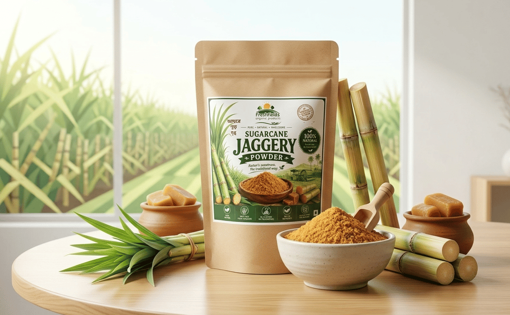Sugar Cane Jaggery Powder view 2
