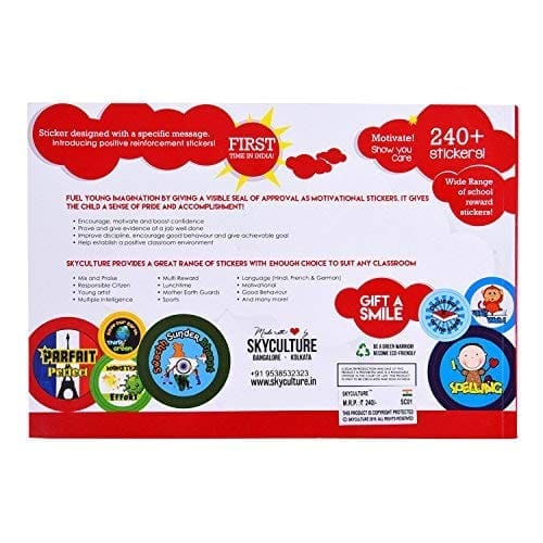 Skyculture� Gift A Smile Positive Reinforcement & Reward Sticker Book [Paperback] Sunita [Paperback] Skyculture view 2
