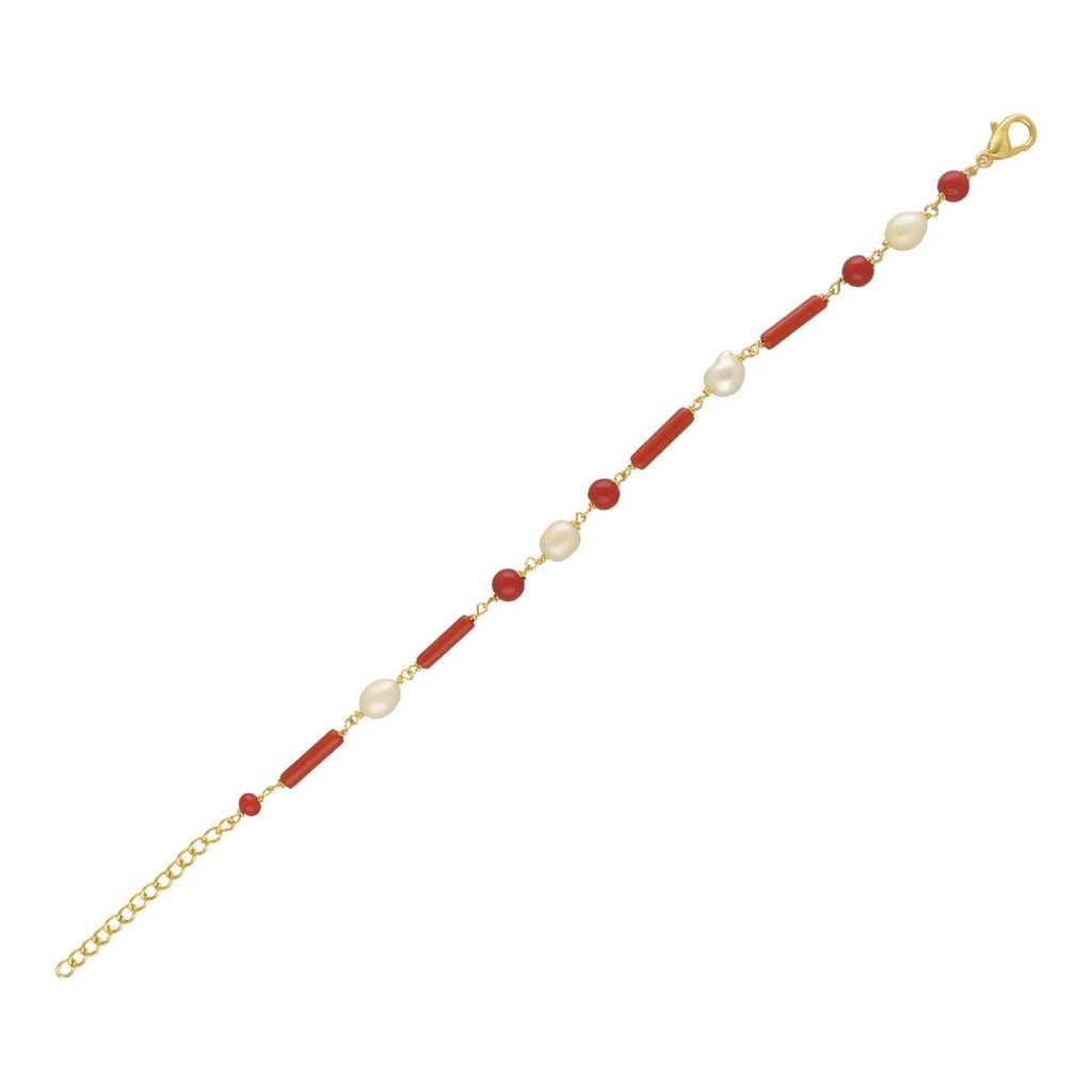 Sri Jagdamba Pearls The Eldric Charm Pearl Bracelet For Women Girls view 2