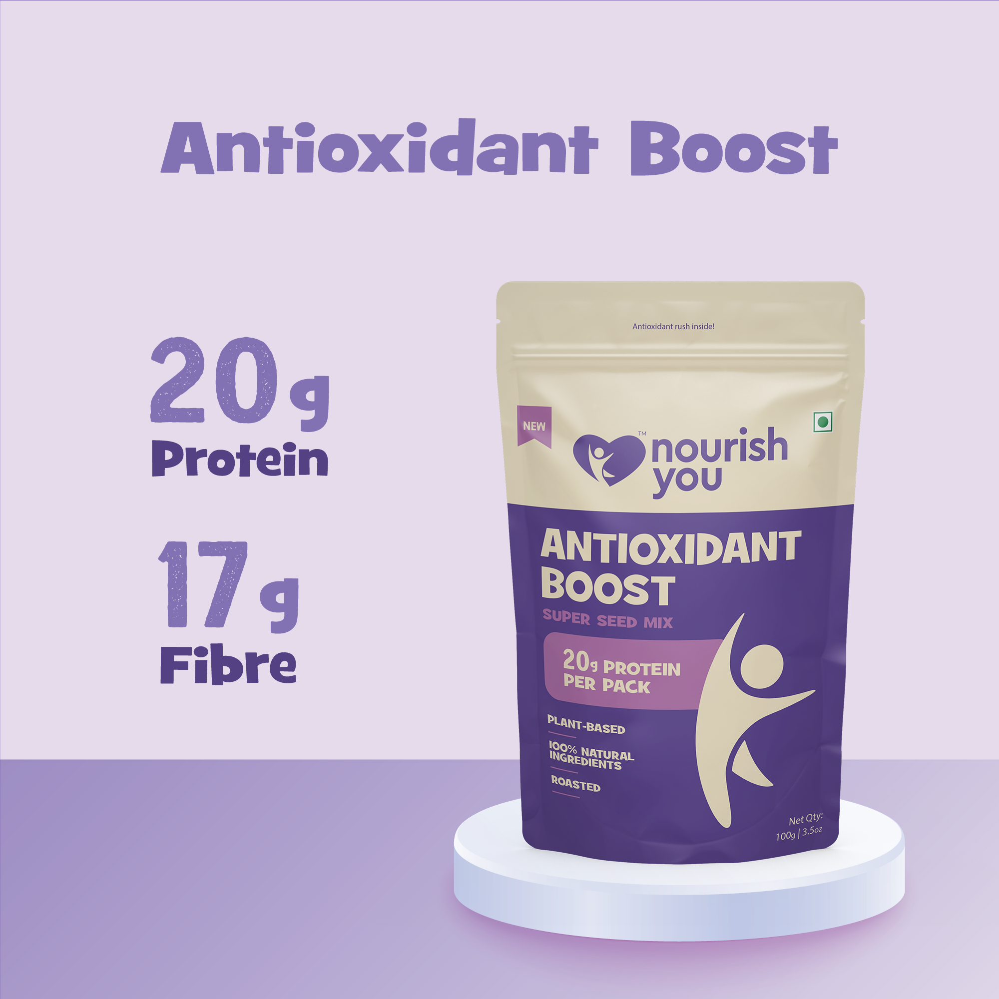 nourish you Antioxidant Boost 7 in 1 Super Seed Mix view 2