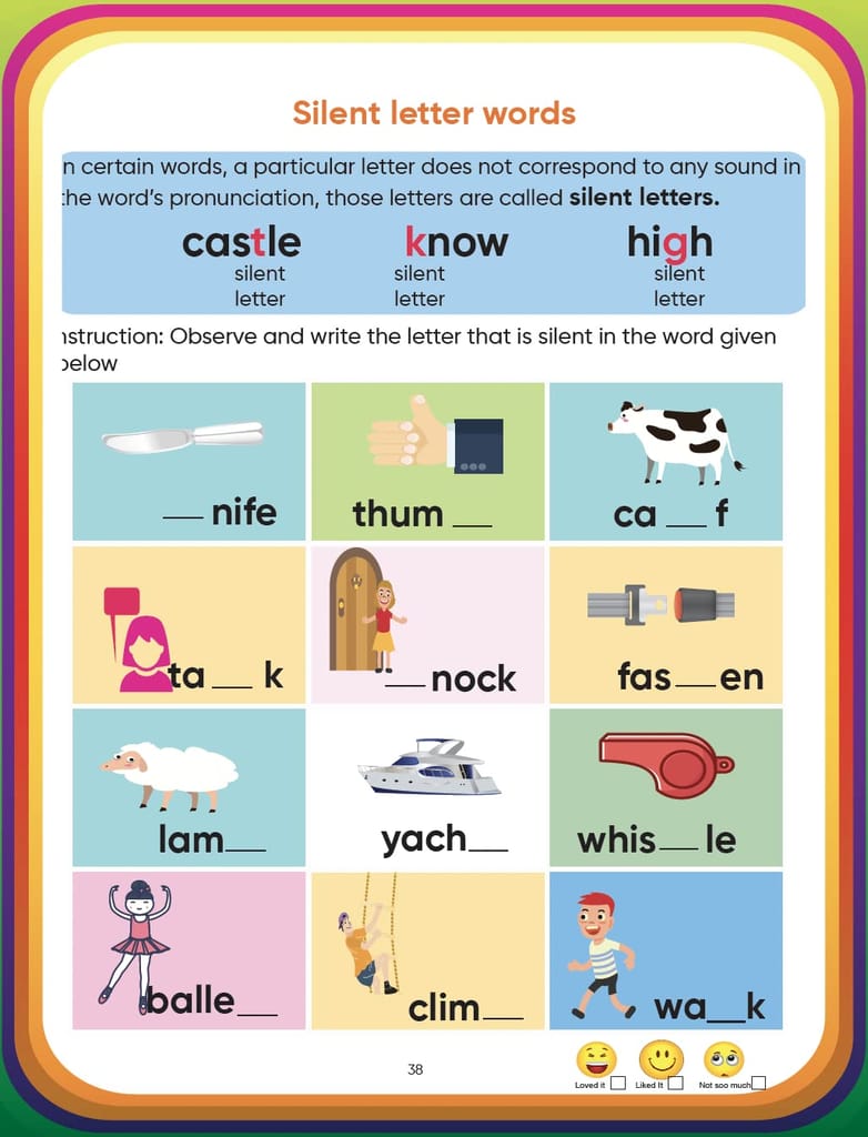 English Phonics Book Combo, Phonics Reader Level 3 [48 Pages] And Phonics Reader Book [16 Pages Small Size]Vowel Letter Soundsphonics Activity Book With Sentence Readingphonics Books 4 Years [Paperback] [Jan 01, 2022] Edsmart Edu Services Pvt Ltd view 2