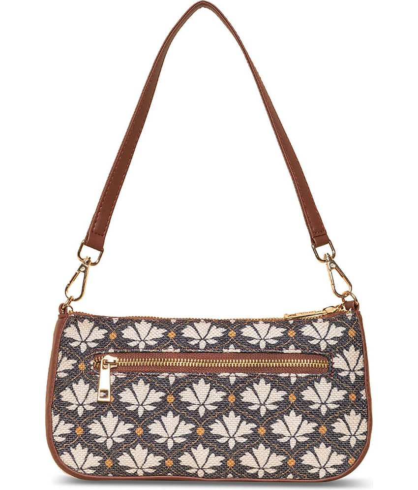 Zouk Shoulder Bag Jute Set of 1 ( Black ) view 2
