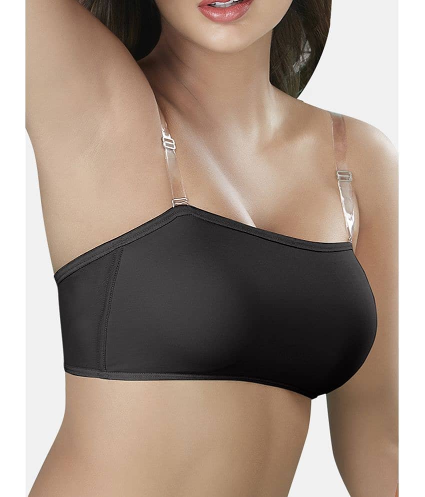 Sonari Nylon Removable Padding Women's Tube Bra ( Beige ) prettycatskin view 2