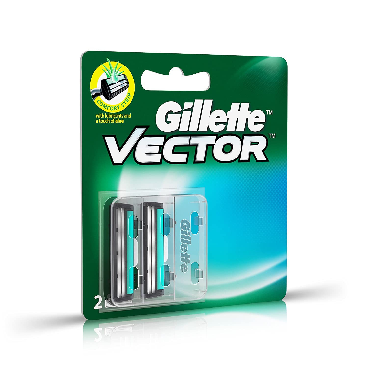 Gillette Vector Plus Razor Cartridges, 2 Pcs view 2