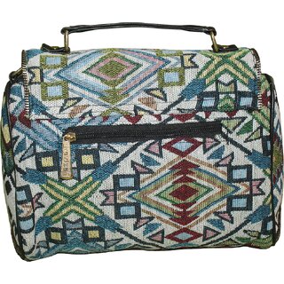 Tribal Geo Tapestry Crossbody Bag view 2