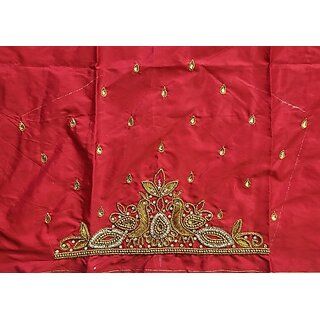 OMSAIFAB Cotton Silk Self Design Blouse Material view 2