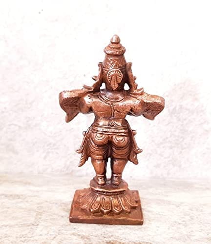 Searchers Paradise - Copper Idols Garuda,3 inches, Copper Handmade 125 Grams, Patina Antique Finish, Pack of 1 Piece view 2