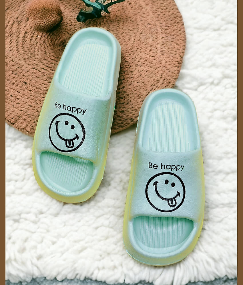 Pampy Angel Green Women's Slide Flip flop view 2