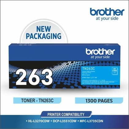 Brother TN 263 Cyan Toner Cartridge view 2
