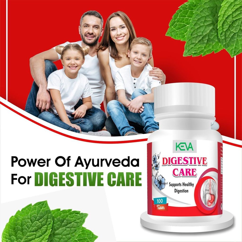 Keva Digestive Care Tablets Supports Healthy Digestion (Pack Of 2 (200 Tablets)) view 2