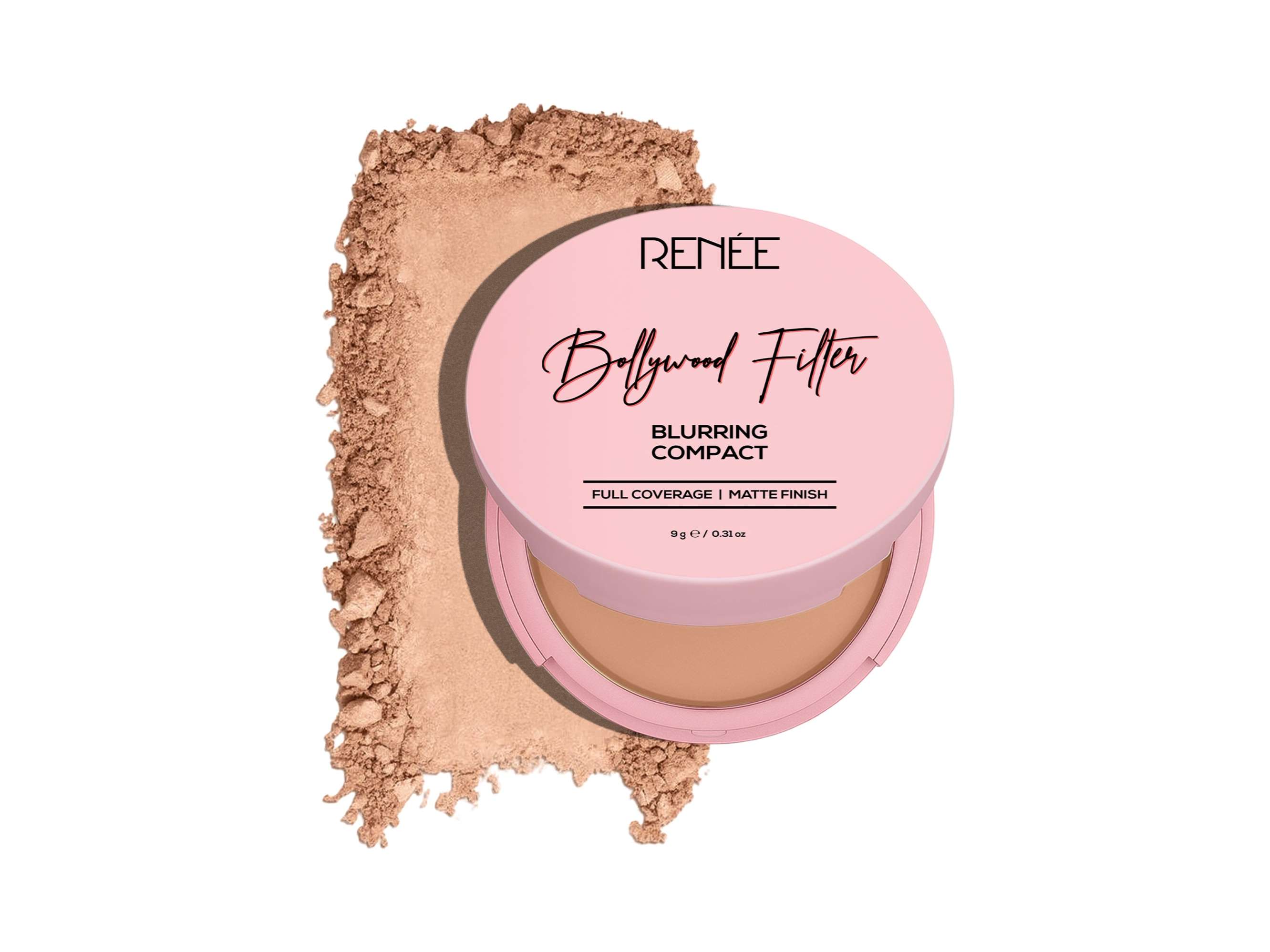 RENEE Bollywood Filter Blurring Compact - 06 Fudge Fuzz