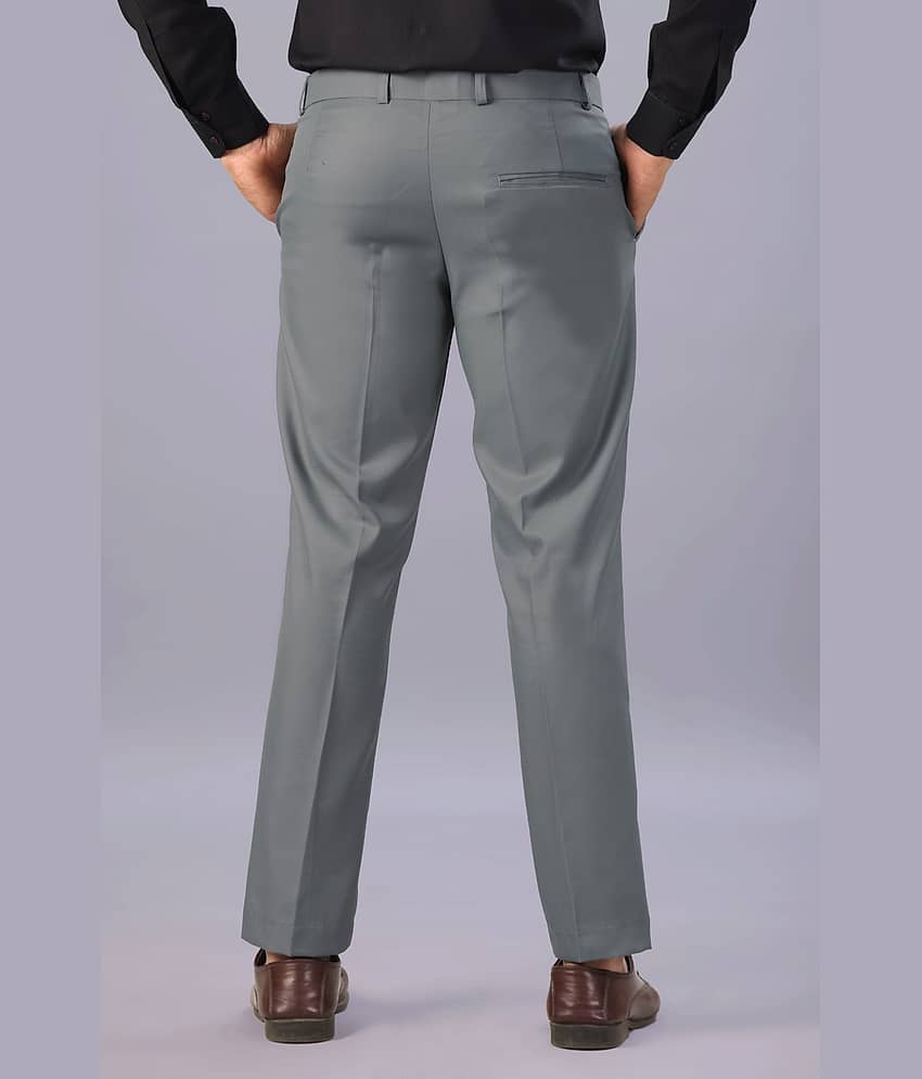 MOUDLIN Regular Men's Formal Trouser - Black ( Pack of 1 ) view 2