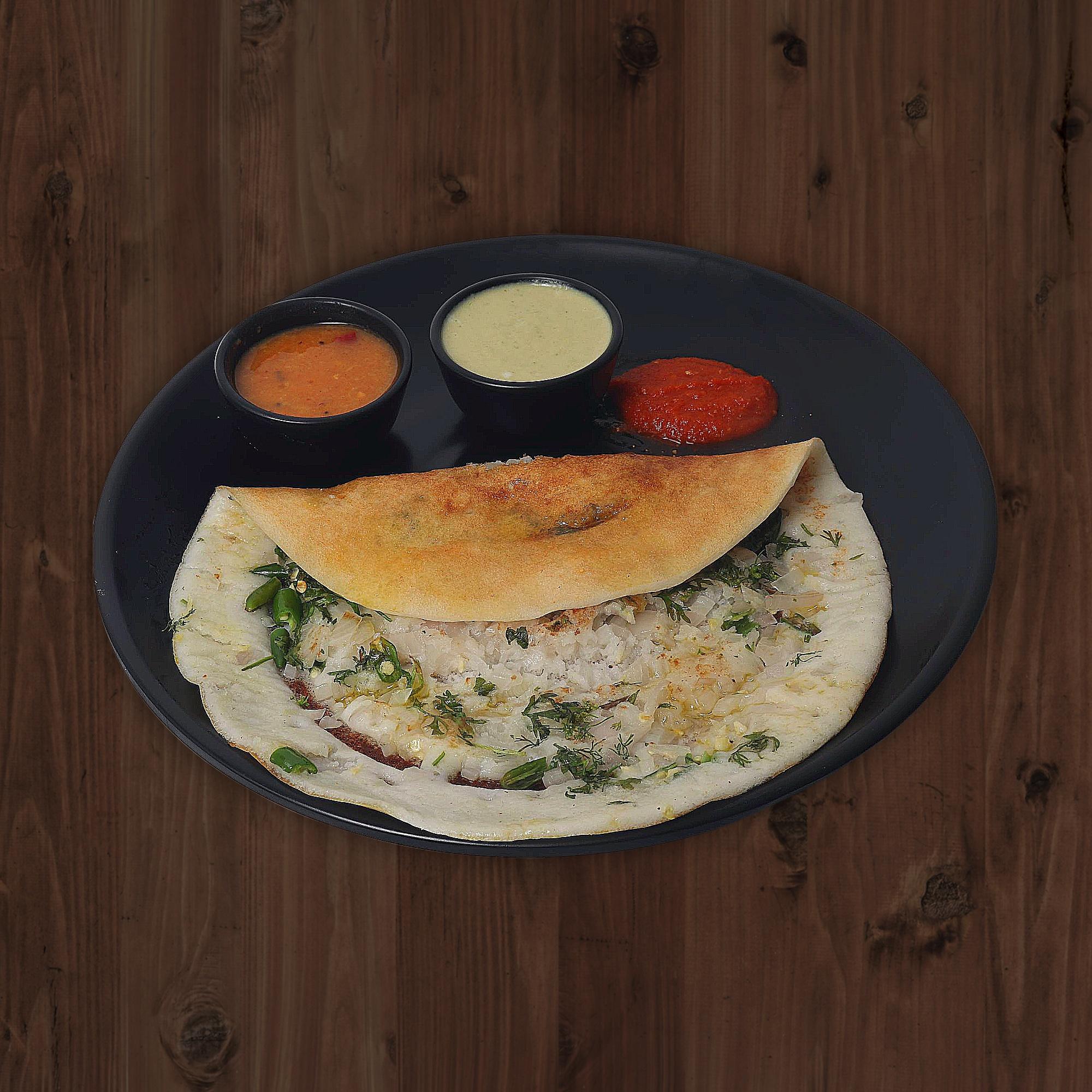 Ghee onion dosa