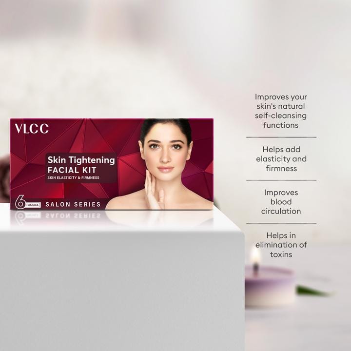 VLCC Skin Tightening Facial Kit (6 Facials) (240g + 12ml) view 2