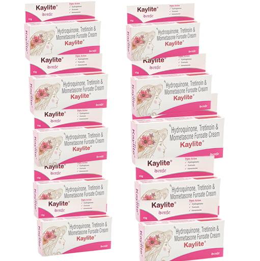 Kaylite Night Face Cream Whitening for Removing Black Spots | Dark Spot Removal Face Cream | Best Night Cream for Glowing Skin for Oily & Dry Skin | Moisturizing & Brightening Face Cream for Men & Women (Pack of 8, 120 gm)
