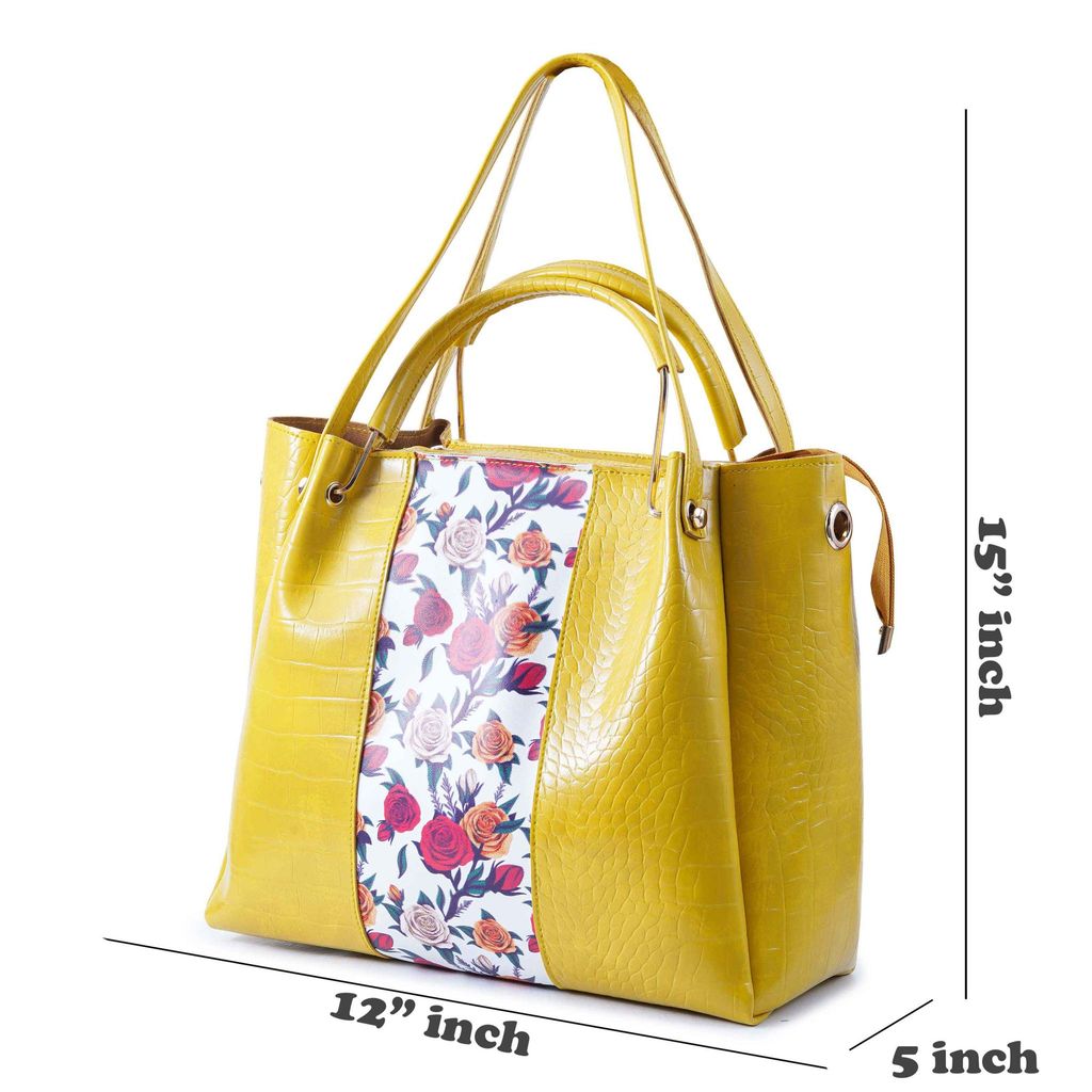 Risen style Leatherette Handbags For Women's Ladies Combo Of 2 view 2