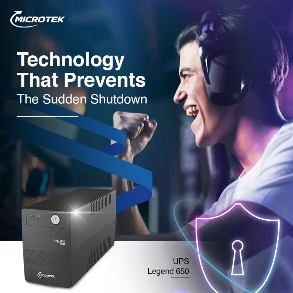 Microtek Legend Ups 650 view 2