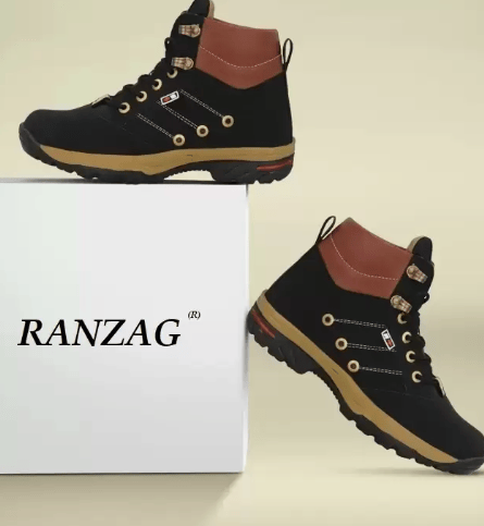 RANZAG Exclusive Range of Stylish Comfortable Boot Shoes/Party Shoes For Men Walking Shoes For Men (Black , 6) view 2