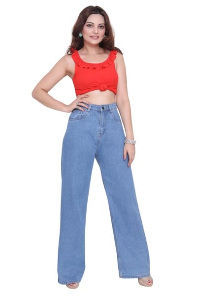 High Waist Wideleg Jeans