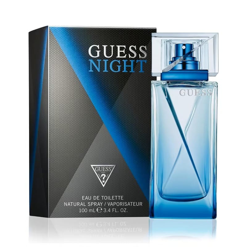 Guess Guess Night Eau De Toilette Spray 100ml Men Perfume Spray With Free Jaguar Red 100ml Perfume view 2