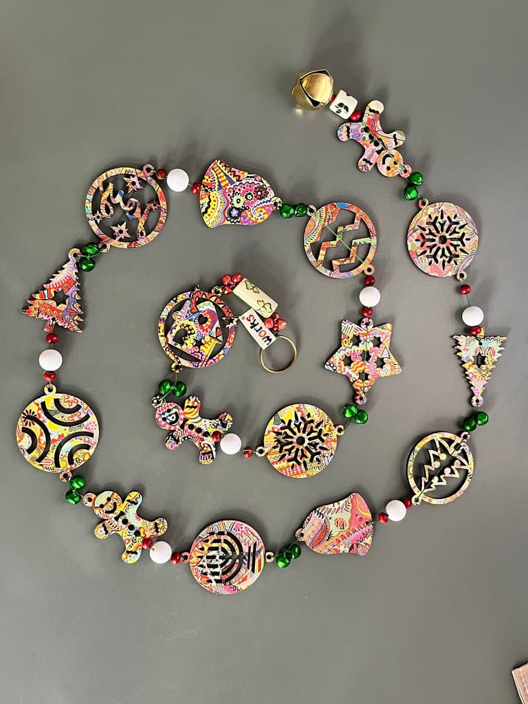 XMas special hangings - assorted XMas elements for door or wall - ASSORTED 3 view 2