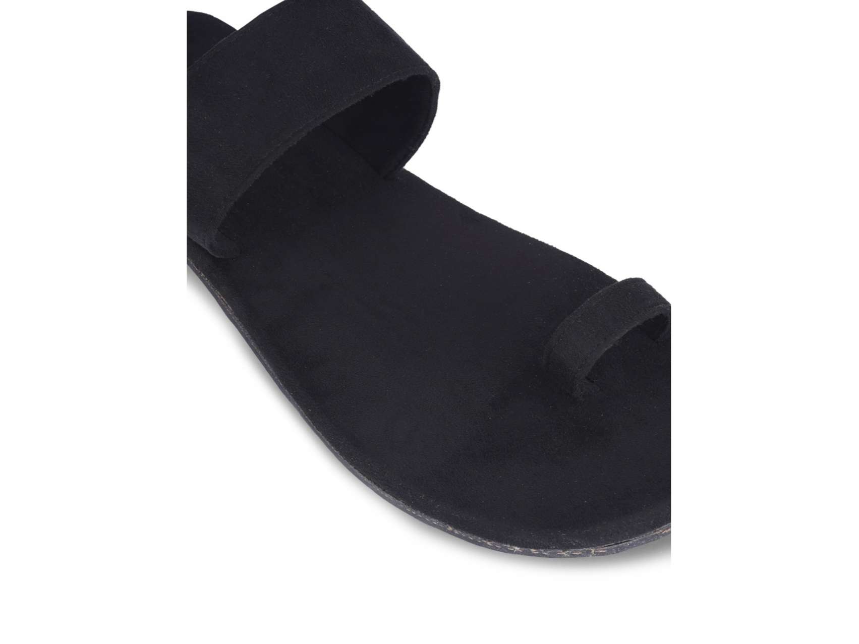 Paaduks Zoo Black Flat Sandals For Men - UK 10 view 2