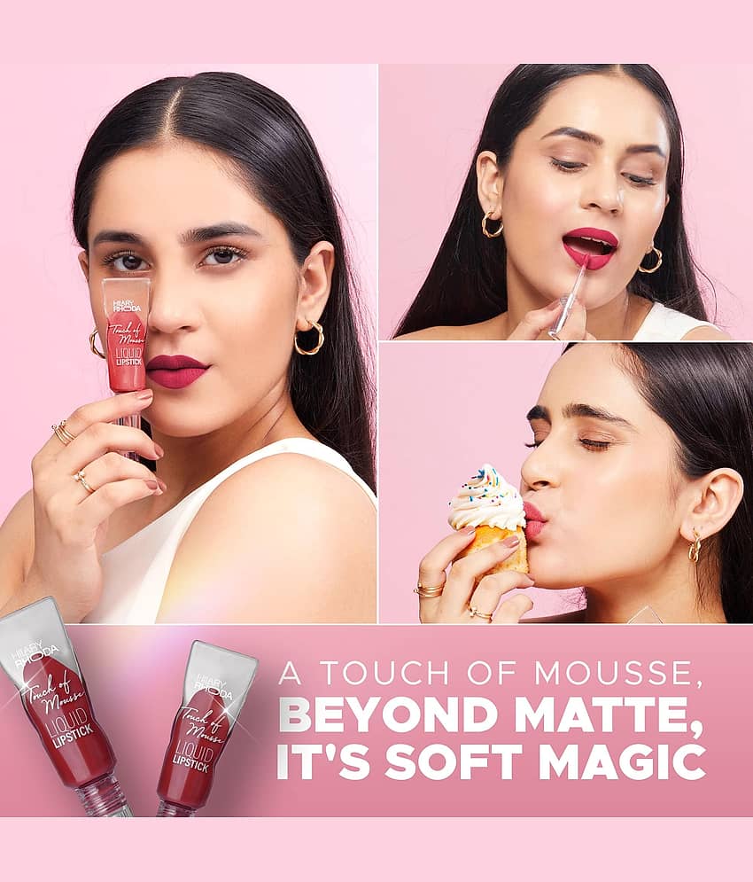 Hilary Rhoda Red Matte Waterproof Liquid Lipstick ( Pack of 1 ) view 2