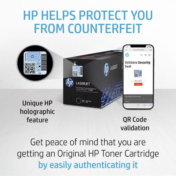 HP 222 Original CMYK Toner Cartridge Set (Black, Cyan, Magenta, Yellow) for HP Color LaserJet Pro 3203dn, 3203dw, MFP 3303fdn, 3303fdw view 2