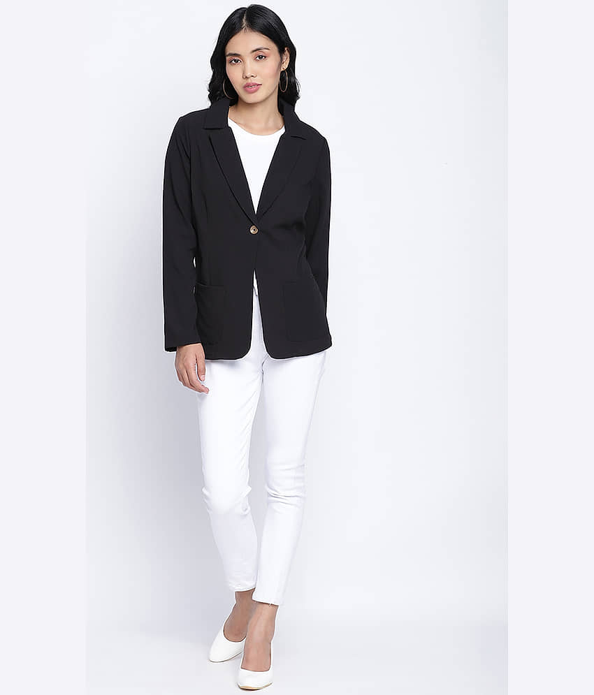 Oxolloxo Polyester Black Blazers Single view 2