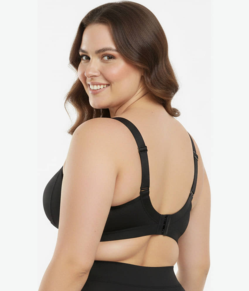 Elina Pack of 1 Cotton Non Padded Minimizer Bra For Women ( Brown ) view 2