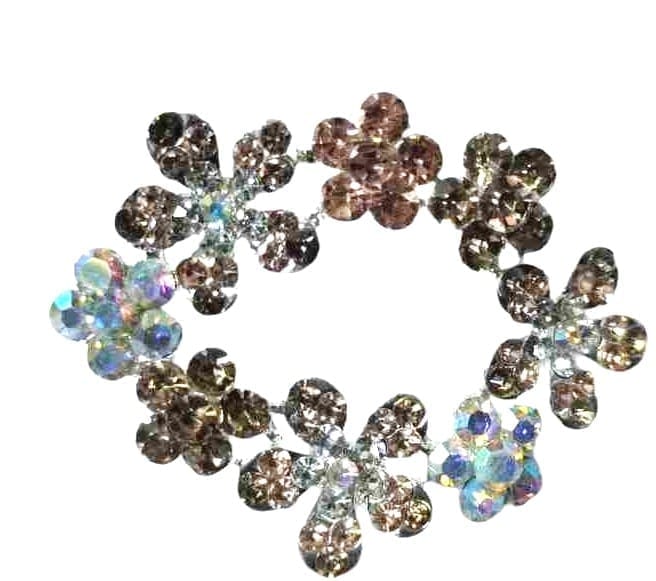 Elegant Rhinestone Flower Hair Clip view 2